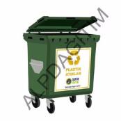 770 Lt Plastik Sıfır Atık Depolama Konteyneri